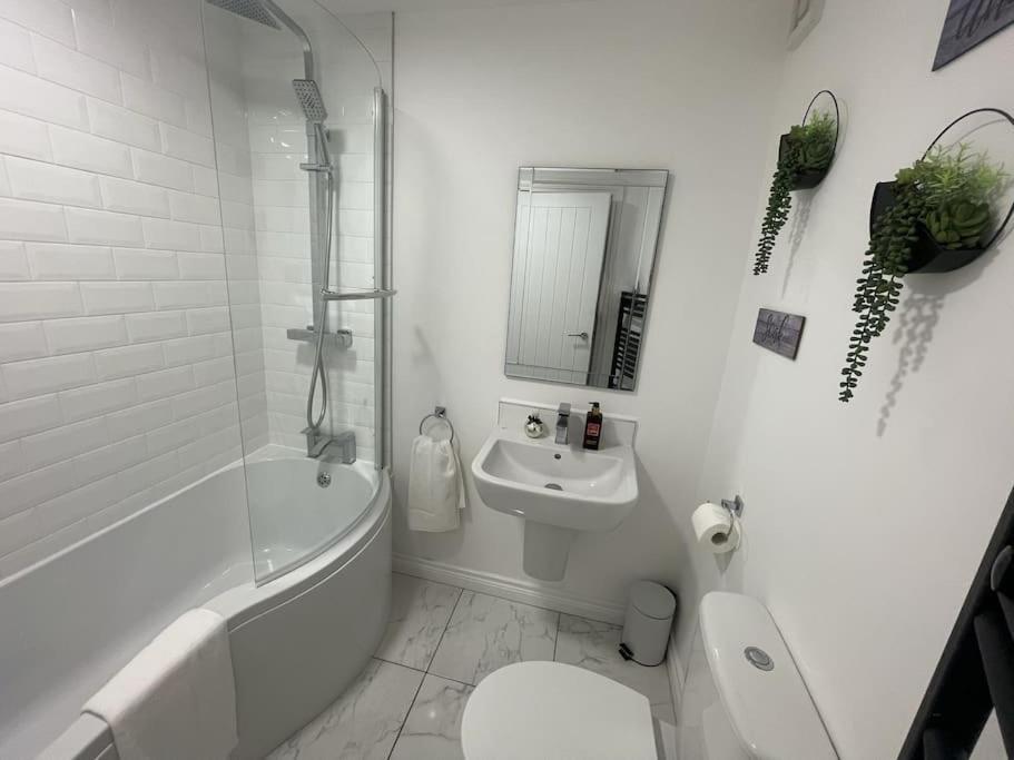 Modern 1-Bed Apartment Belfast Exterior foto